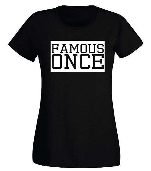 G-graphics T-Shirt Damen T-Shirt - Famous once Slim-fit, mit trendigem Fron günstig online kaufen