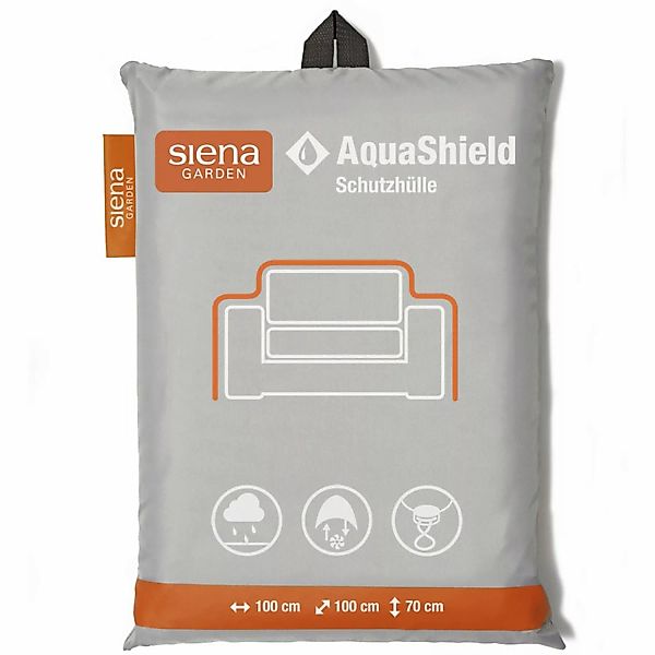 Siena Garden Schutzhülle Lounge-Sessel AquaShield Hellgrau 100 x 100 x 70 c günstig online kaufen