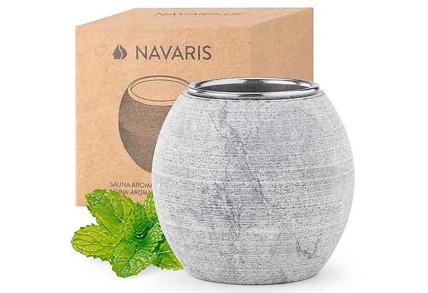Navaris Sauna-Aufgussset Verdampferschale für die Sauna - Sauna Zubehör Män günstig online kaufen
