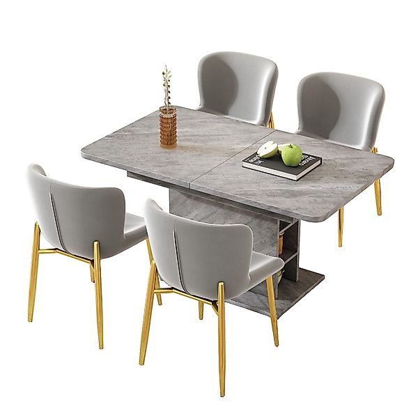 IDEASY Essgruppe Esszimmer-Set mit erweiterbarem Esstisch günstig online kaufen