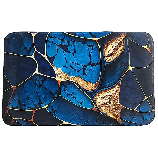 SANILO Badteppich Marmor Cobalt 50 x 80 cm günstig online kaufen