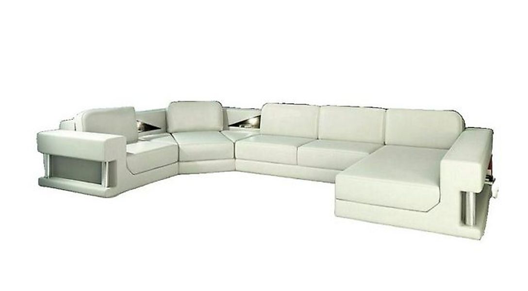 JVmoebel Ecksofa U Form Couchen Möbel Sofas Sofa Couch Polster Bettfunktion günstig online kaufen