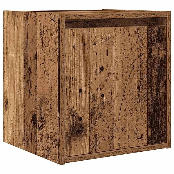 vidaXL Wand-Nachttisch Altholz-Optik 38x34x40 cm 861243 günstig online kaufen