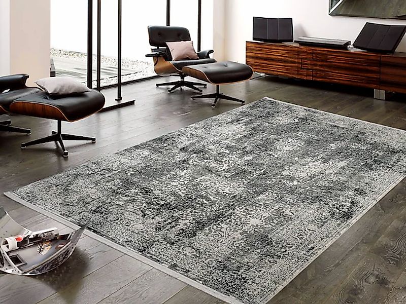 OCI DIE TEPPICHMARKE Teppich "BESTSELLER CAVA" rund 8 mm Höhe Glanz Viskose günstig online kaufen