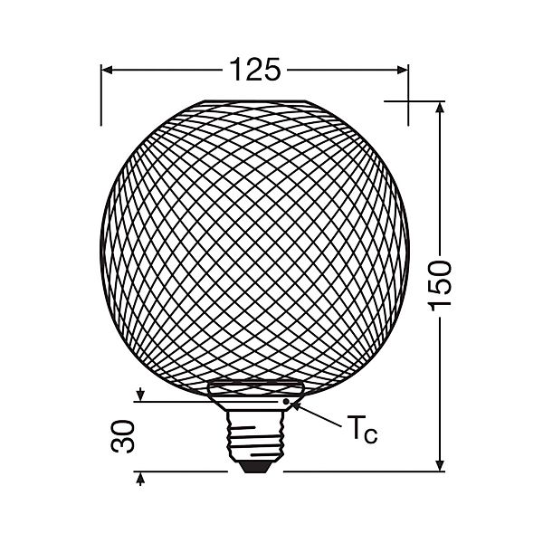LEDVANCE DECOR FLAT LAMP IN METAL HOUSING 3.5W 827 Frosted E27 Non-DIM - 40 günstig online kaufen