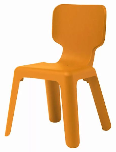 Kinderstuhl Alma plastikmaterial orange - Magis - Orange günstig online kaufen