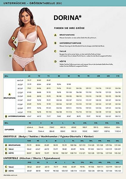 Dorina Tanga Perfect Lace (2er Pack) bequem, transparent, mit Schleife, mit günstig online kaufen