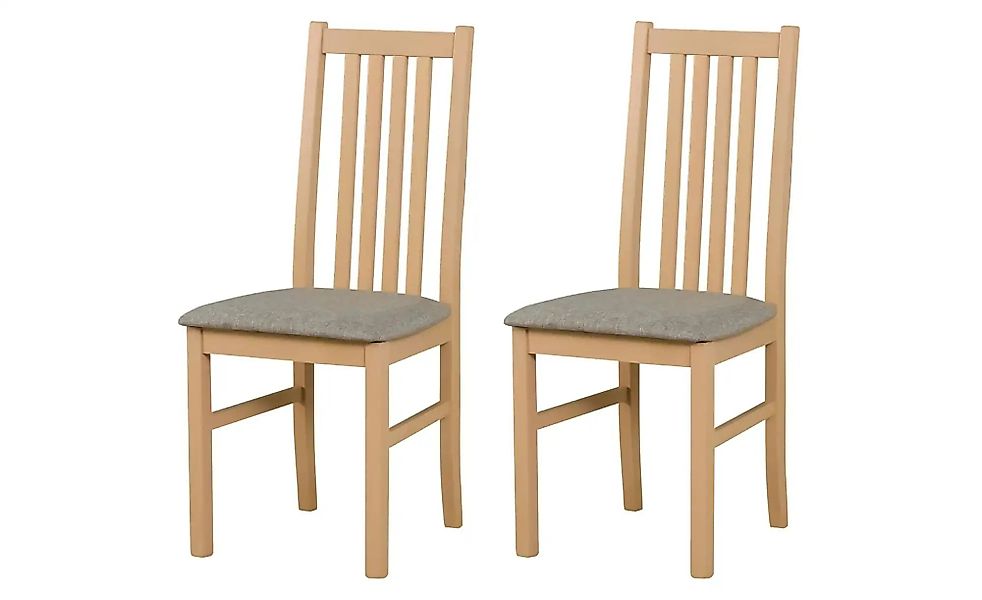 Esszimmerstuhl 2er-Set  Comer ¦ beige ¦ Maße (cm): B: 43 H: 94 Stühle > Küc günstig online kaufen