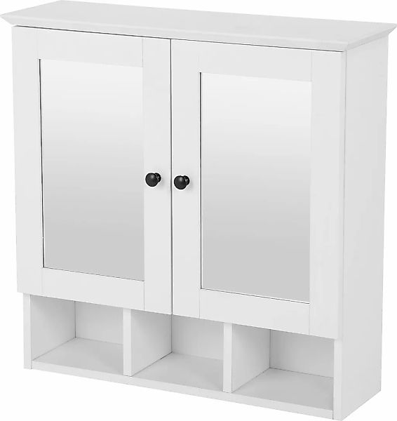 welltime Spiegelschrank "Aalborg", Badmöbel im Landhaus-Stil, Breite 63 cm günstig online kaufen