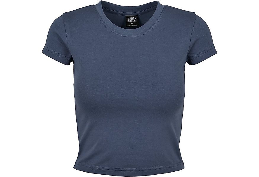 URBAN CLASSICS T-Shirt Urban Classics Damen Ladies Stretch Jersey Cropped günstig online kaufen