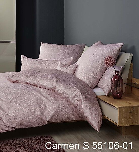 Janine Janine Interlock-Jersey Bettwäsche CARMEN S 55106 rosa beere Größe: günstig online kaufen