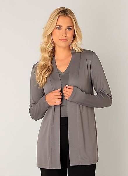 Base Level Strickjacke "Yayla", In elastischem Feinstrick günstig online kaufen