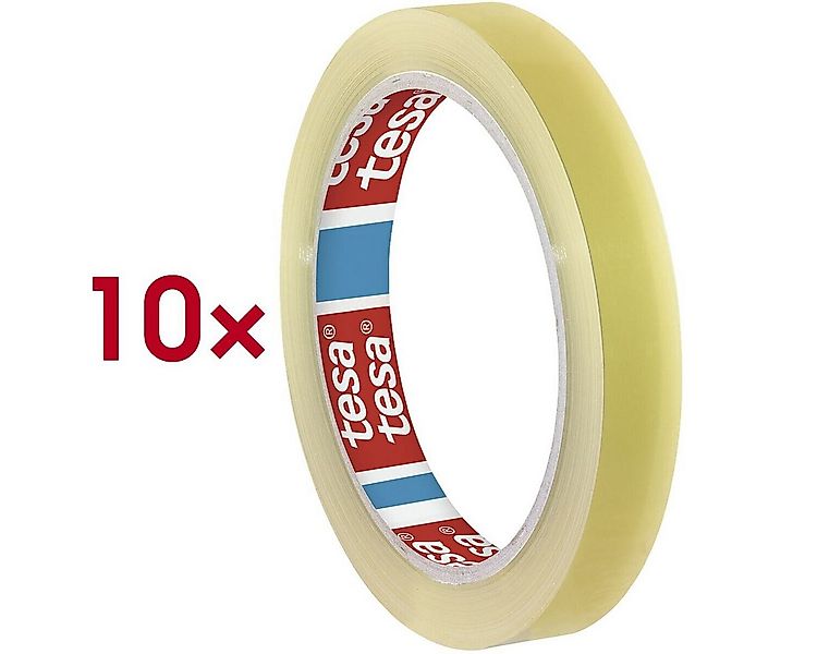 tesa Klebeband FILM (10-St) 15 mm/66 m, transparent & klebstark günstig online kaufen