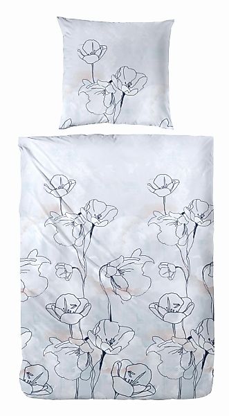 Primera Bettwäsche "Dafne" 2 Stk. mit filigranen Blumen günstig online kaufen