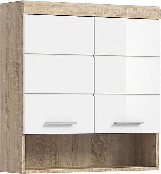 welltime Hängeschrank SIENA, Breite 74cm, 2 Türen, 1 offenes Fächer, MDF-Fr günstig online kaufen