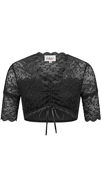 Nübler Dirndlbluse Dirndlbluse Kurzarm Nena in Schwarz von Nübler günstig online kaufen