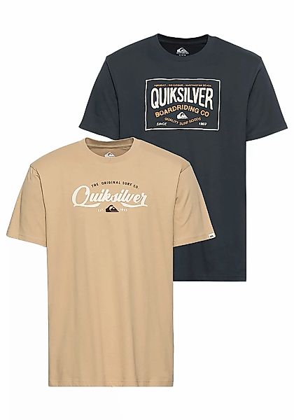 Quiksilver T-Shirt "CLOUD UNDER PACK SHORT SLEEVE TEE YM", (Packung, 2 tlg. günstig online kaufen