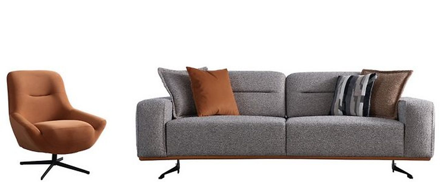 Villa Möbel Polstergarnitur Essenza, (2-tlg), mit Relax-/Bettfunktion durch günstig online kaufen