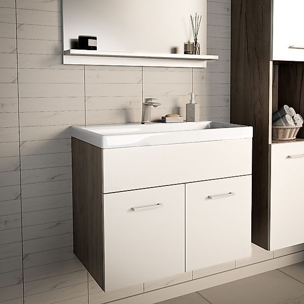 en.casa Waschtisch, mit Waschbecken »Krildihana« 61x40x50cm günstig online kaufen