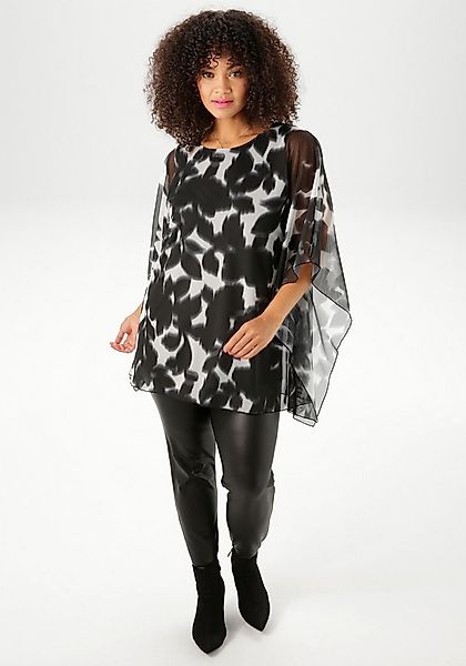 Aniston PLUS Blusenshirt sanft fallende Meshqualität - NEUE KOLLEKTION günstig online kaufen