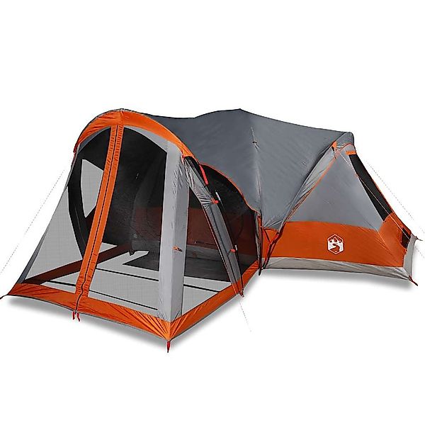 vidaXL Tipi-Zelt Tipi-Familienzelt 8 Personen Grau günstig online kaufen