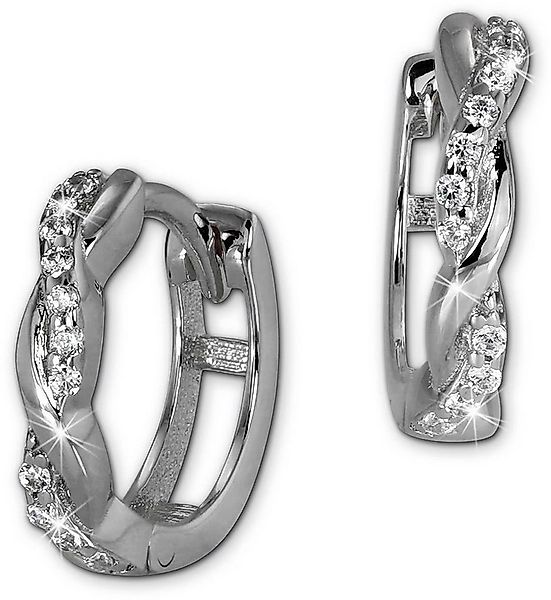 GoldDream Paar Creolen GoldDream Creole Ranke Zirkonia Ohrring (Creolen), D günstig online kaufen