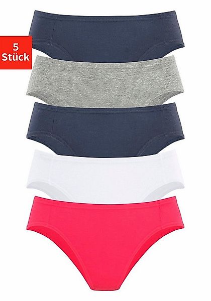petite fleur Bikinislip (5er-Pack) aus weicher Pikee-Qualität günstig online kaufen