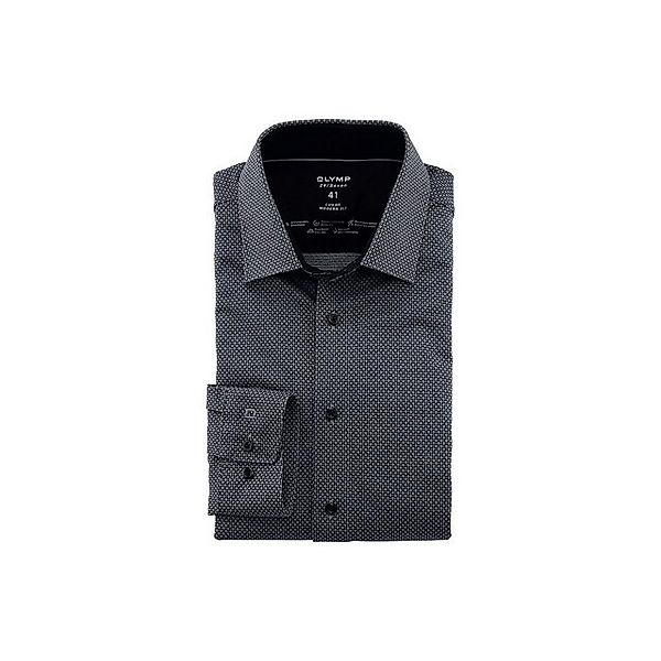 OLYMP Langarmhemd Herren Langarm Freizeithemd für Herren in silber (1-tlg) günstig online kaufen