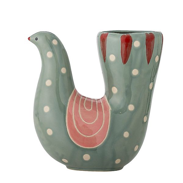 Bloomingville Dekovase Bloomingville Trudy Vase, Grün günstig online kaufen