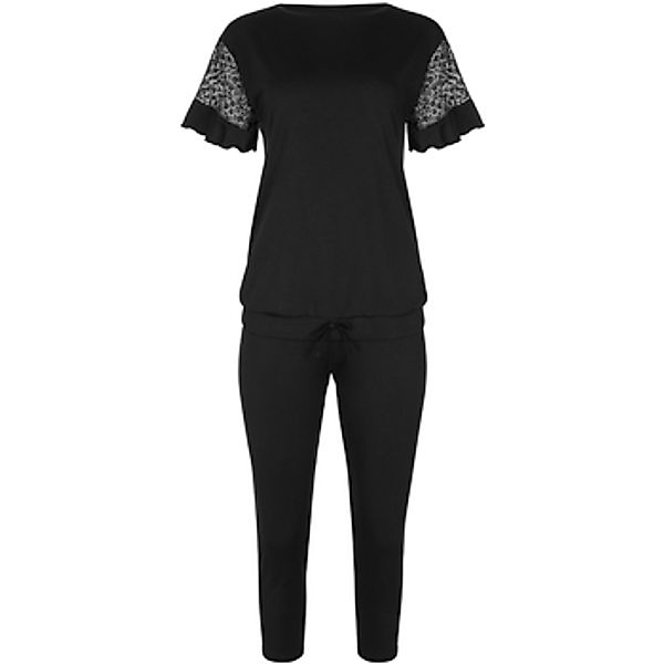 Lisca  Pyjamas/ Nachthemden Pyjama Hausanzug Leggings Top Kurzarm Smooth  C günstig online kaufen