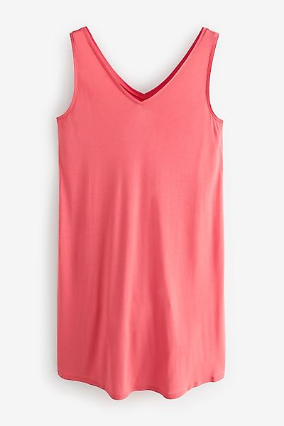 Next Minikleid Lässiges Kleid mit V-Ausschnitt günstig online kaufen
