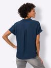 Sieh an! Klassische Bluse Kurzarmbluse günstig online kaufen