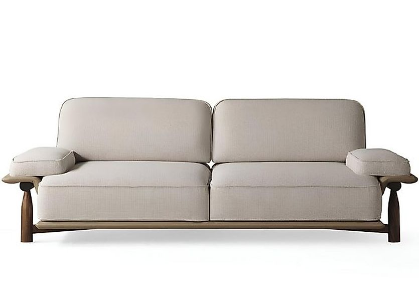 JVmoebel Sofa Sofa 3 Sitzer Beige Couch Polster Sofas Couchen Wohnzimmer De günstig online kaufen