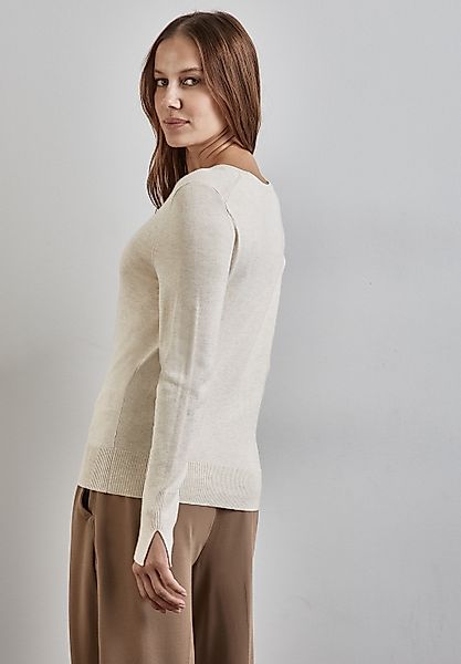 STREET ONE Strickpullover, aus Feinstrick günstig online kaufen