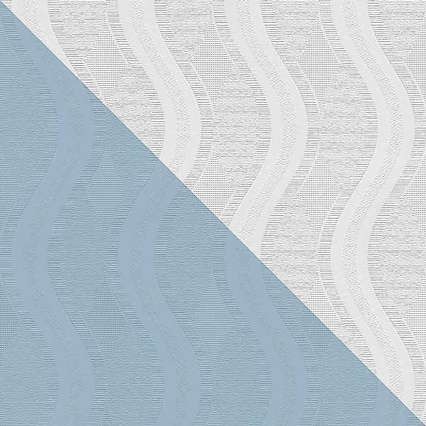 PROFHOME 260512-GU Streifen Tapete Geschwungene Linien Matt Weiß 0,53 m x 1 günstig online kaufen