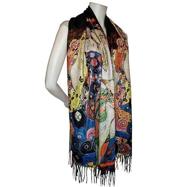 Dark-Desires Schal Warmer Schal mit Kunstmuster günstig online kaufen