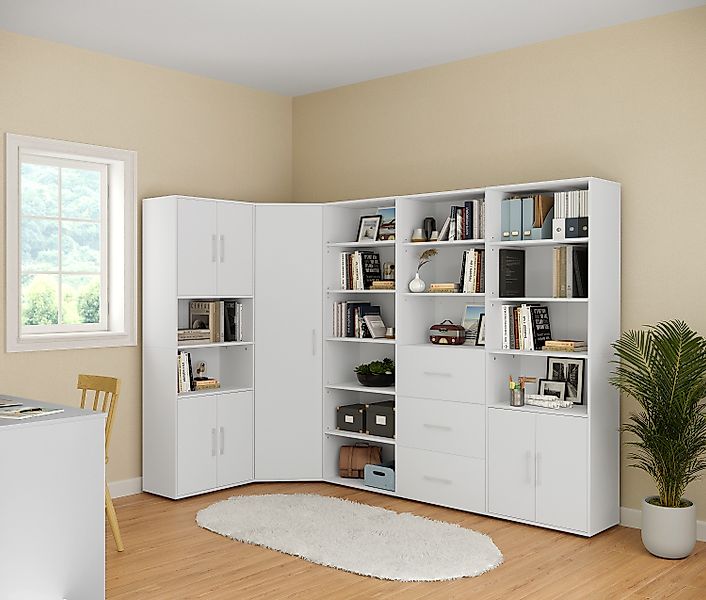 Bellamio Bücherregal Apol, weiß, Holzregal mit günstig online kaufen