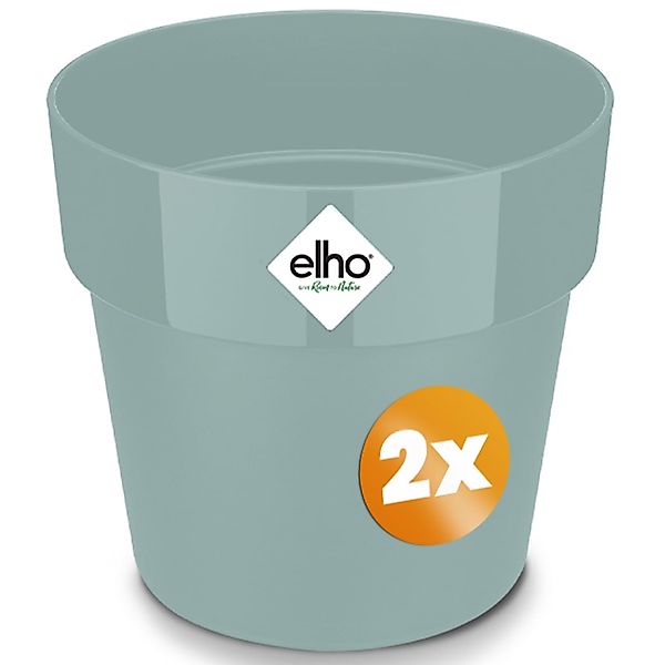 Blumentopf 2er-Set Mint 18x17cm 2,9L günstig online kaufen