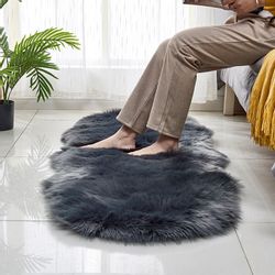 BTTO TEPP Hochflor-Teppich Fellteppich,Kunstfell,Weich,Hochflor Shaggy Tepp günstig online kaufen