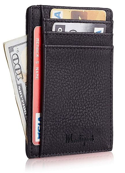 Wrischan Kartenetui 100% Echtleder Kartenetui SEHR Slim und FLACH Kreditkar günstig online kaufen