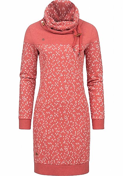 Ragwear Sweatkleid "Chloe Dress" Ohne Taschen stylisches Langarmkleid mit E günstig online kaufen
