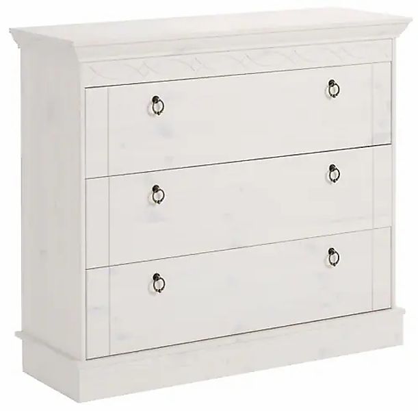 OTTO home Schubkastenkommode »Indra« aus massiver Kiefer, mit 3 Schubladen, günstig online kaufen