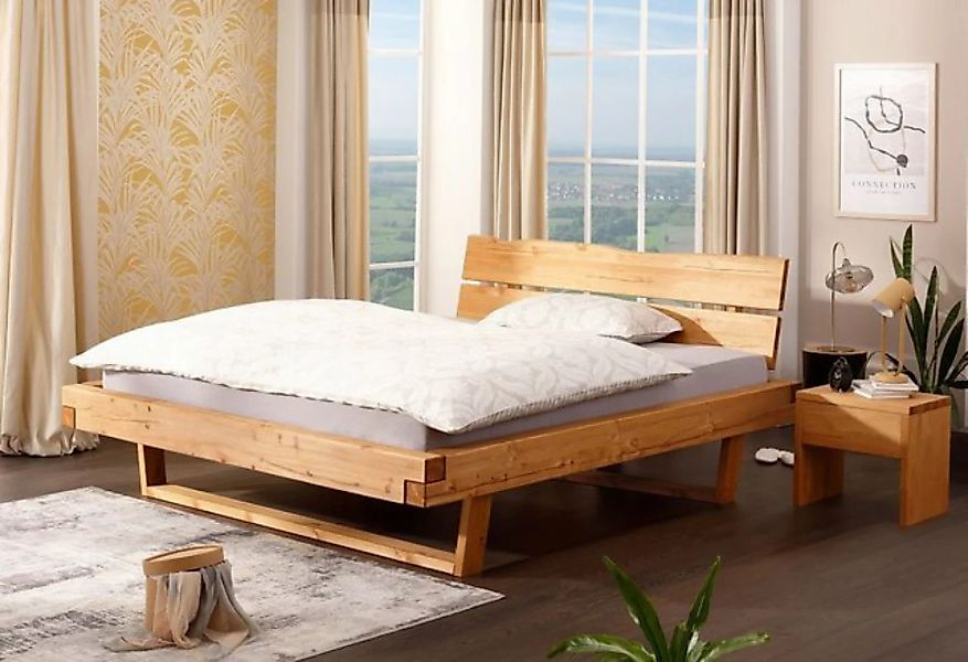 Main Möbel Massivholzbett Balkenbett 'Jeanette I' 160x200cm Kiefer massiv e günstig online kaufen