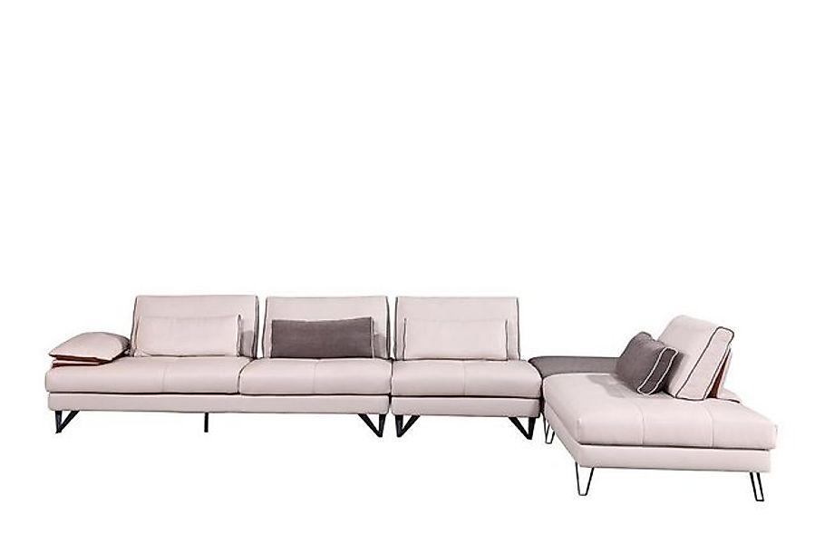 Xlmoebel Ecksofa Neue Wohnlandschaft aus Leder mit modernem Design: Ecksofa günstig online kaufen