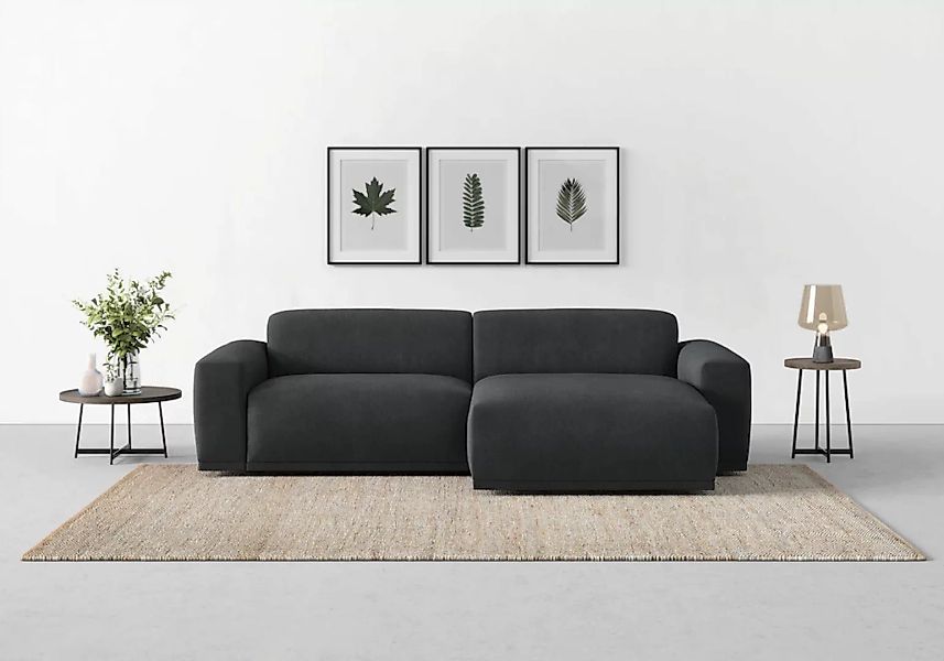 TRENDMANUFAKTUR Ecksofa "Braga, mit hochwertigem Kaltschaum, L-Form, in Cor günstig online kaufen