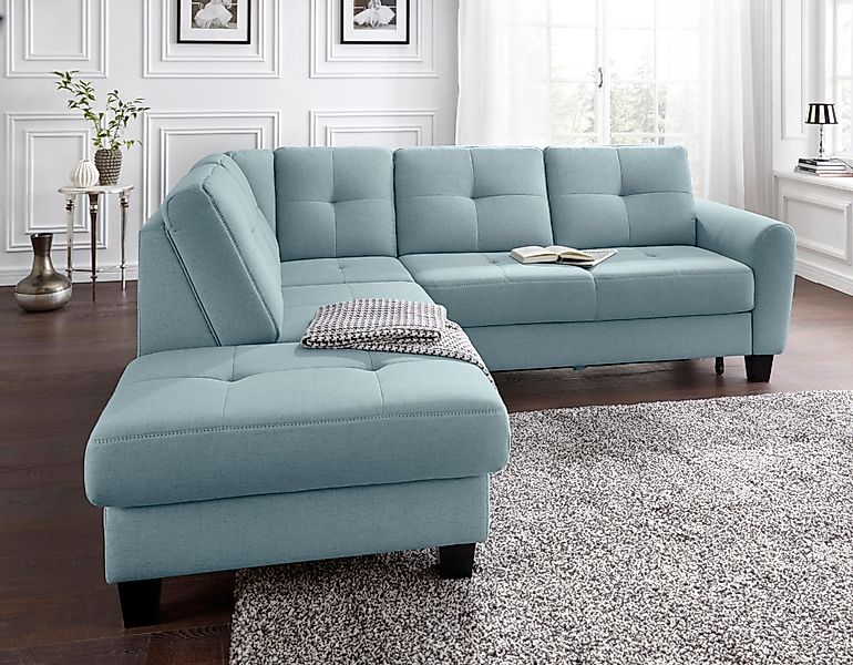sit&more Ecksofa Varese L-Form, mit Federkern, günstig online kaufen
