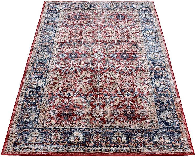 carpetfine Teppich »Vintage Marin«, rechteckig, 8 mm Höhe, Orient Vintage L günstig online kaufen