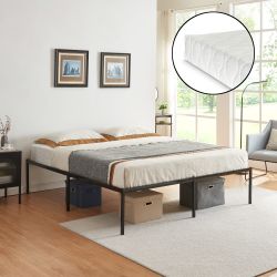 en.casa Metallbett, »Vårdö« mit Matratze 180 günstig online kaufen