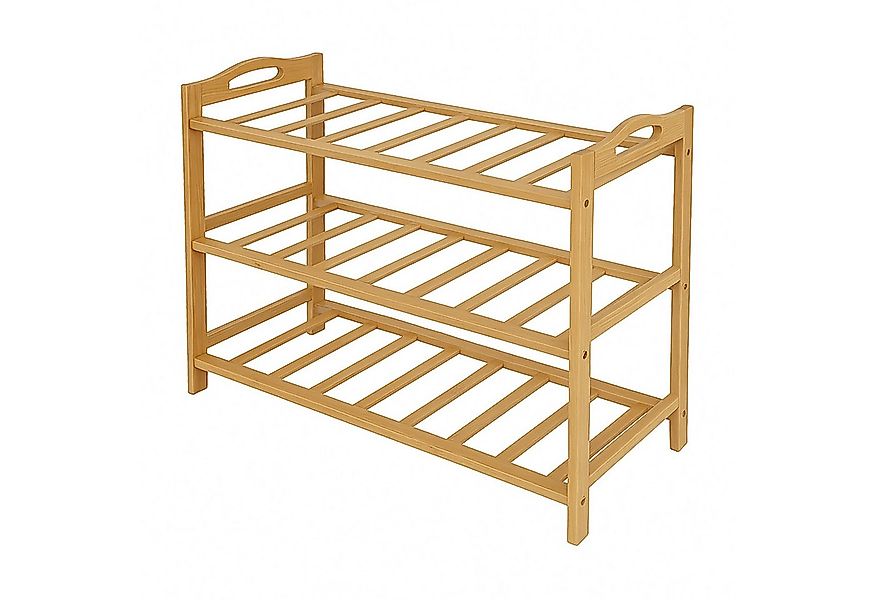 relaxdays Schuhregal aus Bambus, natur günstig online kaufen