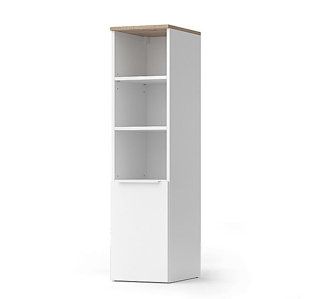 Vicco Aktenschrank Wido, Weiß/Sonoma, 30.2 x 120 cm mit einer Tür (1-St) günstig online kaufen